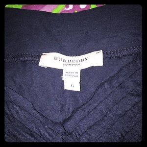 Burberry Long Black V Neck